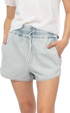 Iro Ouaga Drawstring Short In Bleached Blue
