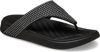 Crocs Getaway Gems Flip Flop in Black at Nordstrom, Size 10