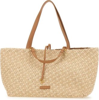 Gianni Chiarini Mercy Schoudertas - Dames - Shoppers - Beige - ONE Size - Leer - Tassen
