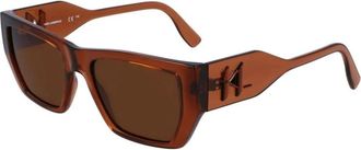 Karl Lagerfeld Sunglasses, unisex, Brown, Size: ONE SIZE Kl6123S Sunglasses