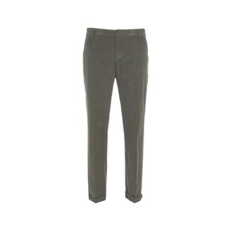 Dondup Chinos, male, Gray, Size: W32 Classic Grigio Chinos Aw25
