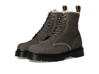 Dr. Martens 1460 Pascal Bex Fl Womens Boots Gunmetal : UK 8 (US Womens 10) M, Leather