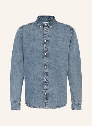 Les Deux Jeanshemd Konrad Comfort Fit blau