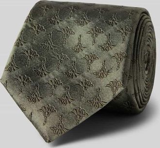 Joop Krawatte aus Seide im Allover-Look (8 cm) in Lind, Gr&ouml;&szlig;e 1