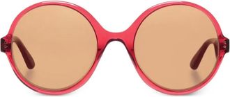 Bally Ursula round-frame sunglasses - women - Acetate - One Size - Red
