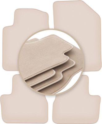 OEM Alfombrillas Premium Beige Para: Peugeot 2008 I Crossover 2013-2019