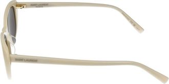 Saint Laurent Womens Sunglasses Saint Laurent Sl 822 004 Ivory Black 52-18-145 Acetate