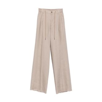 Tagliatore Wide Trousers, female, Gray, Size: XS 0205 RTW Wide Trousers