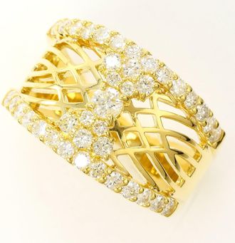 C&A Yellow Gold Yellow Gold (18K) Band Ring (Pre-Owned)