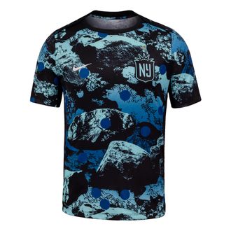 Nike Gotham FC Nike Mens NWSL Short-Sleeve Pre-Match Top in Blue | M21556SBFC26-COP