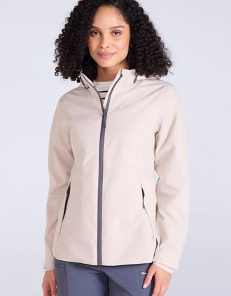 Mountain Warehouse Womens Mountain Warehouse Womens/Ladies Vancouver II Waterproof Jacket - Cream - Size: 10