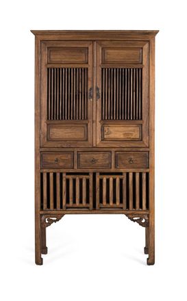 Giner&Colomer Armario fabricado en madera maciza de teca 176 cm alto