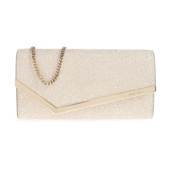 Jimmy Choo London Clutches, female, Yellow, Size: ONE SIZE Emmie Clutch