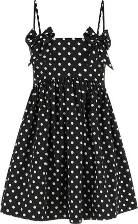 Ganni Polka Dot Gonne Nero-Donna