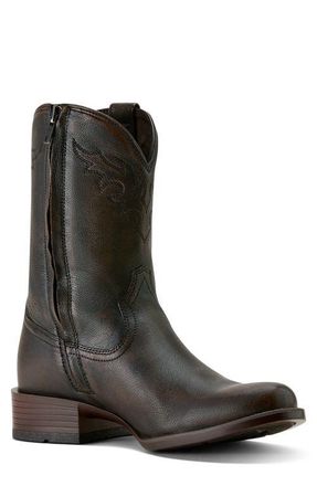 Ariat Sonoro Roper Toe Western Boot in Chocolate Truffle at Nordstrom, Size 11.5