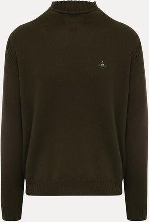 Vivienne Westwood Fisherman Jumper Wool Khaki-melange XXL Men