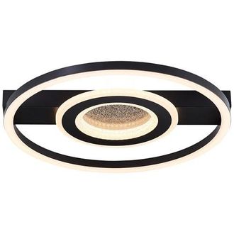 Brilliant Queens Plaf&oacute;n Led Negro 37 Cm 26 W