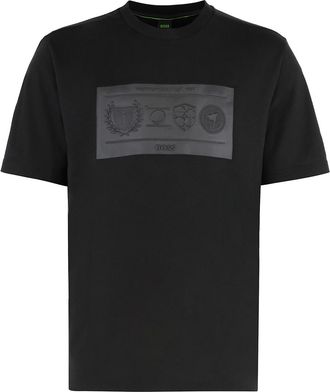HUGO BOSS Cotton Crew-neck T-shirt
