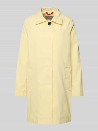 Christian Berg Mantel mit Leistentaschen in Hellgelb, Gr&ouml;&szlig;e 36