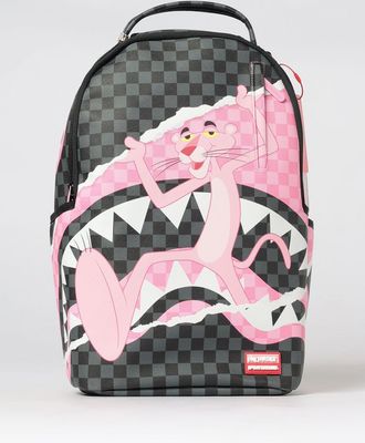 Sprayground Pink Panther On The Run Check Print Backpack