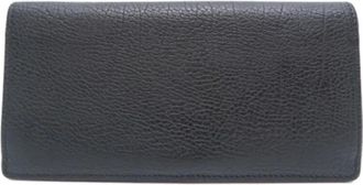 Burberry Pre-owned Wallets, male, Black, Size: ONE SIZE Pre-owned Vintage Long Wallet (bi-fold)