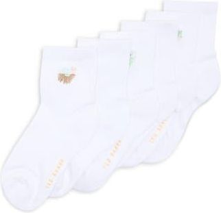 Ted Baker Assorted 3-Pack Crew Socks in White Traditional at Nordstrom Rack