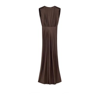 Semicouture Casilda Dress - female - Semicouture - Gowns - Brown - S - Dresses