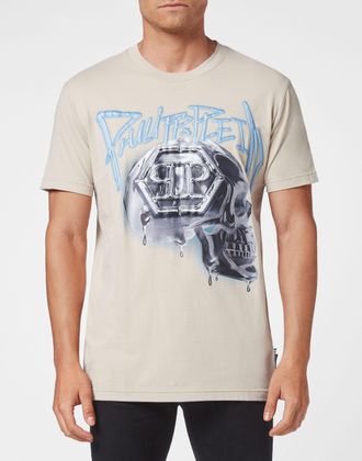 Philipp Plein T-Shirt Ronde Hals Skull