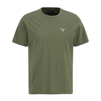 Barbour T-Shirts, male, Green, Size: S Essential Sports T-Shirt