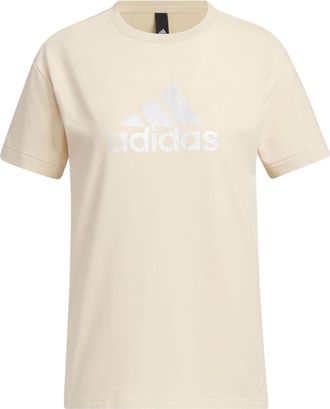 adidas (WMNS) adidas RCO BOS T-Shirt Asia Sizing Beige IP7085