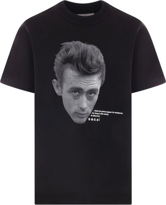 sacai T-shirt James Dean - Nero