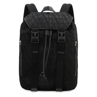 Valentino Garavani Backpacks, male, Black, Size: ONE SIZE Toile Iconographe Backpack