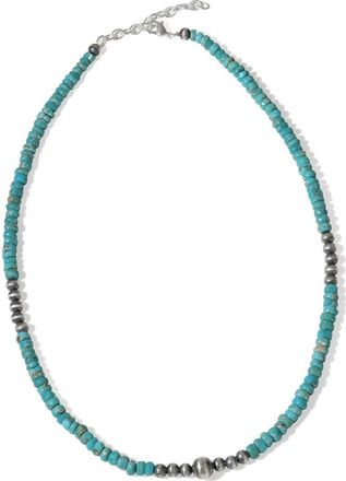 Tiramisu Plated Blue Mohave Turquoise Statement Necklace