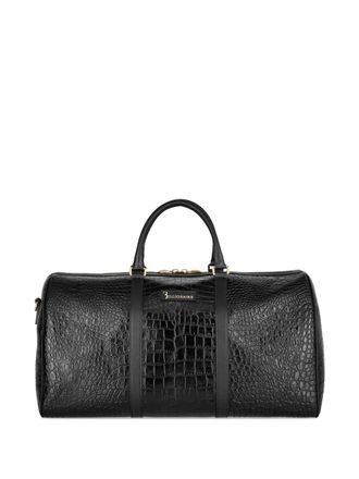 Billionaire Boys Club crocodile-effect luggage - Black