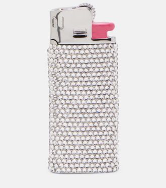 Judith Leiber Flame Mini crystal-embellished clutch