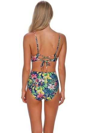 Sunsets Hannah High Waist Bikini Swim Bottoms in Seaside Harvest at Nordstrom, Size X-Large