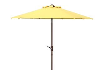Safavieh UV Resistant Ortega 9 Auto Tilt Crank Umbrella