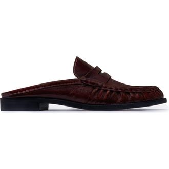 Bernardo Tilda Mule Loafer Mule in Chocolate Wine at Nordstrom, Size 9.5