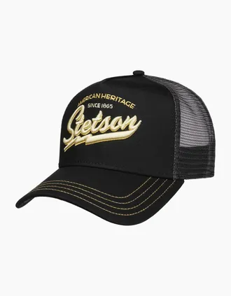 Stetson Mens Stetson Trucker Cap - Black
