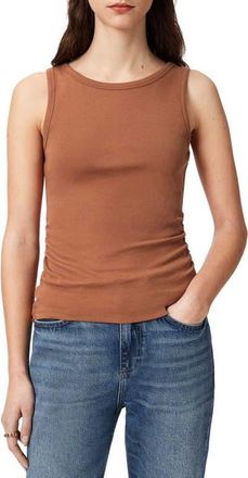 AllSaints Katarina Stretch Cotton Tank in Pecan Brown at Nordstrom, Size X-Small