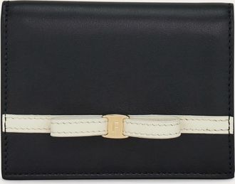 Ferragamo Women Mini bow wallet Black
