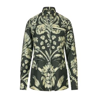 F.R.S. For Restless Sleepers Mujer, Blusas y Camisas, Verde, Talla: L