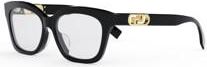 Fendi Demo Cat Eye Ladies Eyeglasses FE50039I 001 52