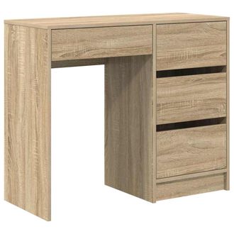 vidaXL Vidaxl - Escritorio Roble Sonoma 90 X 37.5 X 75 Cm Madera Contrachapada