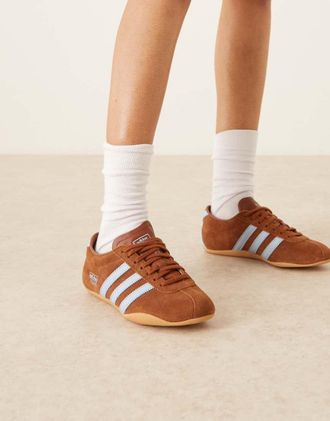 adidas Originals Tokyo - Sneakers marrone chiaro e blu
