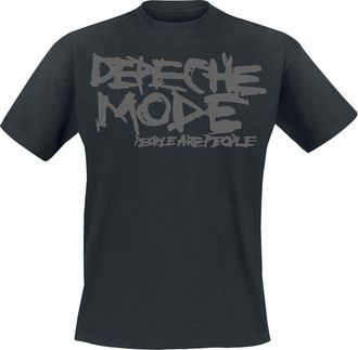 Depeche Mode People are People Men T-Shirt Black XXL, 100% Cotton, Regular