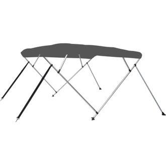 vidaXL Toldo Bimini De 4 Arcos Gris Antracita 243x210x137 Cm Vidaxl