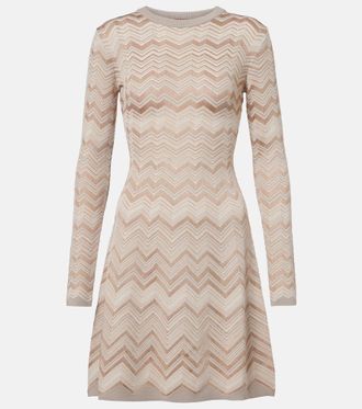 Missoni Zigzag knitted minidress
