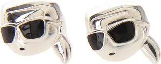 Karl Lagerfeld K/Ikonik 2.0 Karl Studs - Dames - Oorbellen - Grijs - ONE Size - Accessoires