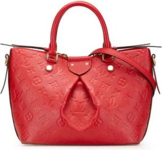 Louis Vuitton Pre-owned Handbags, female, Red, Size: ONE SIZE Pre-owned Mazarine PM Handbag